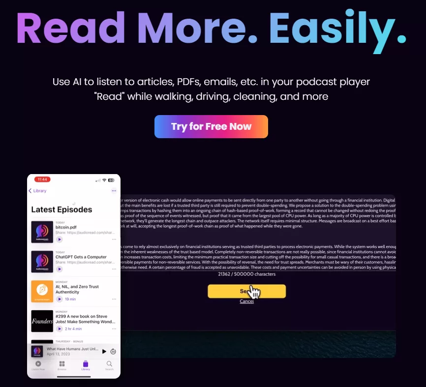 ابزارهای هوش مصنوعی AudioRead
