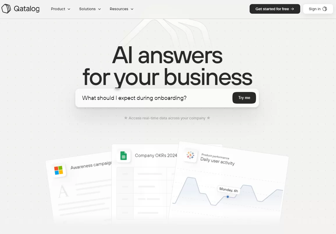 هوش مصنوعی بازاریابی Qatalog