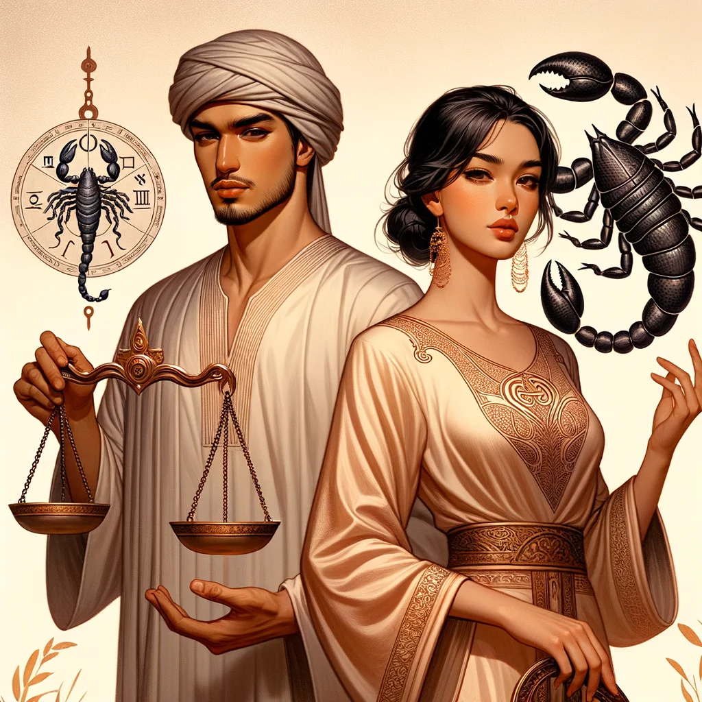 فال ازدواج زن آبان با مرد مهر