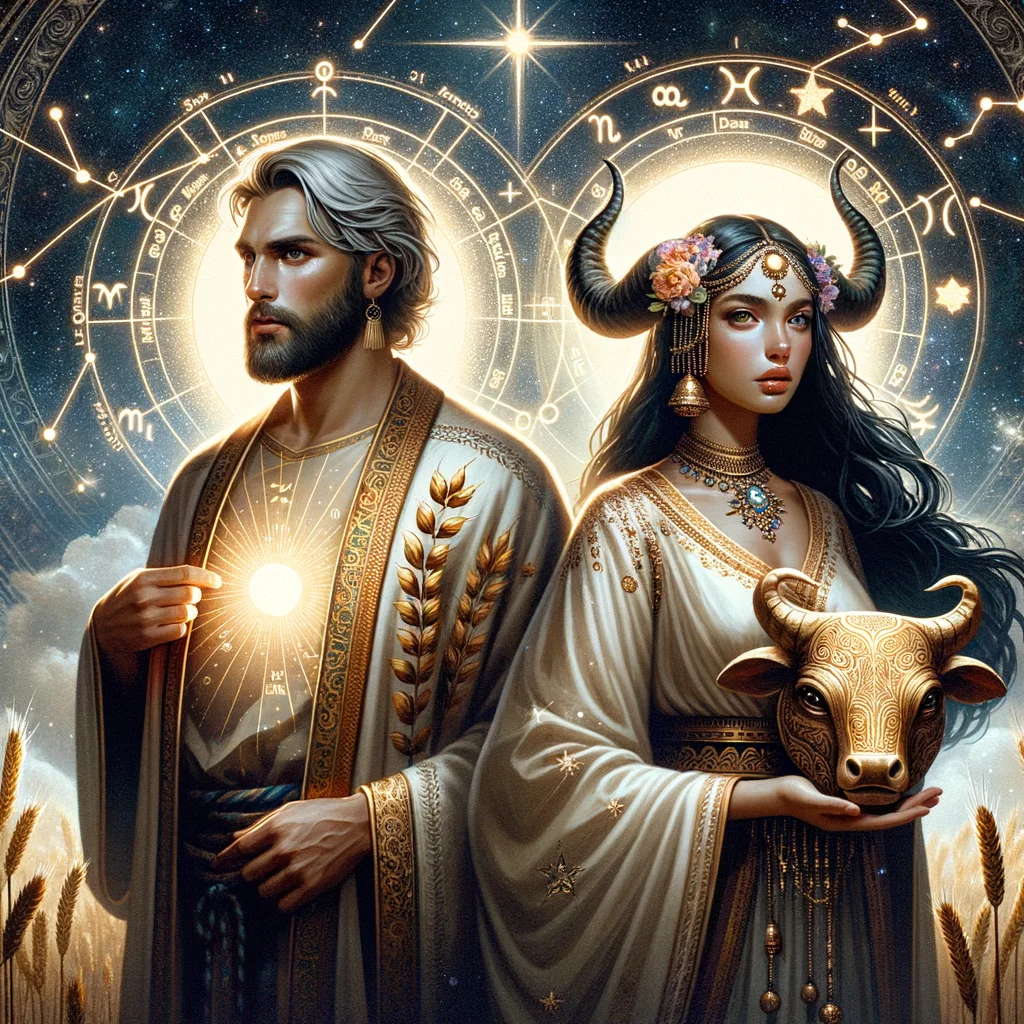 سازگاری عشقی گاو و دوشیزه