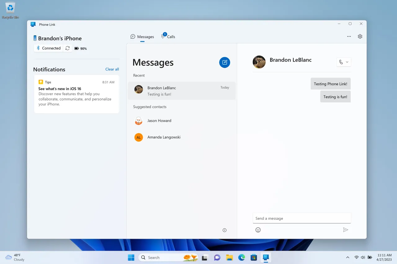 آموزش استفاده از iMessage در ویندوز 3