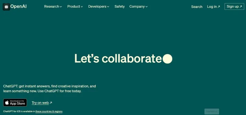 ChatGPT برای طراحی وب سایت با هوش مصنوعی