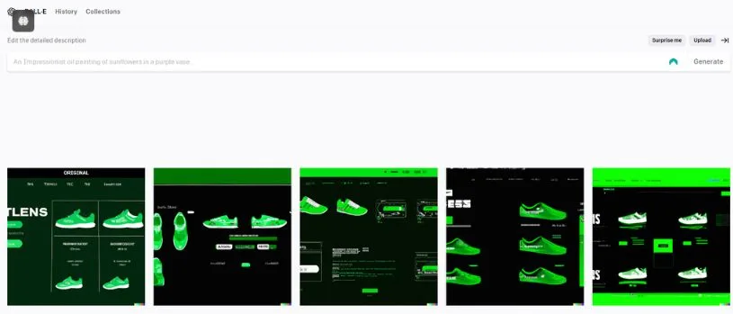 DALL-E برای طراحی وب سایت با هوش مصنوعی