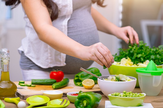 تنوع غذایی در بارداری
