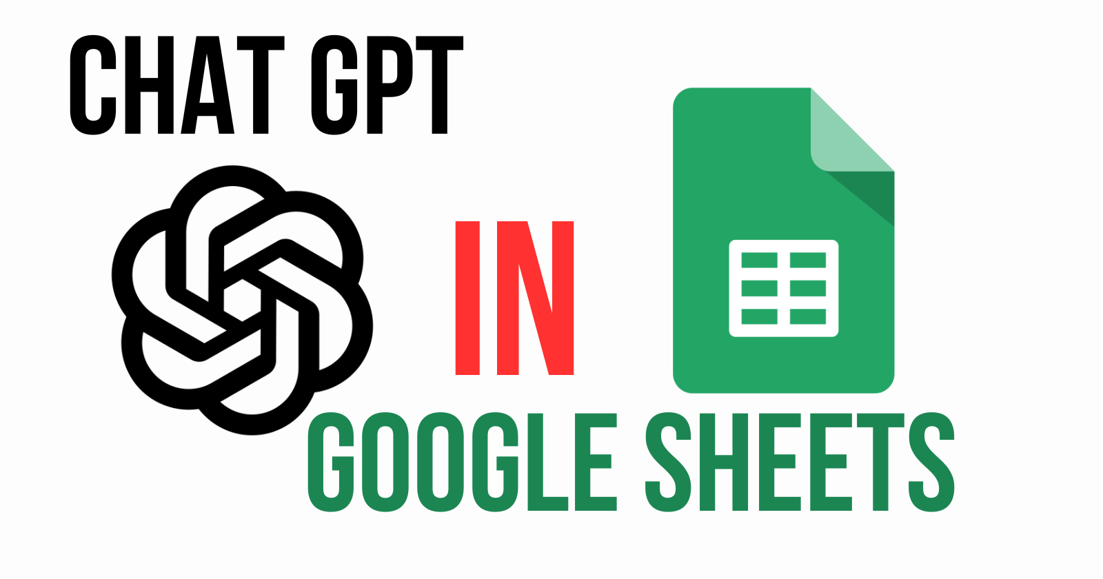 GPT IN SHeets -