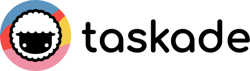 taskade circle logo full black -