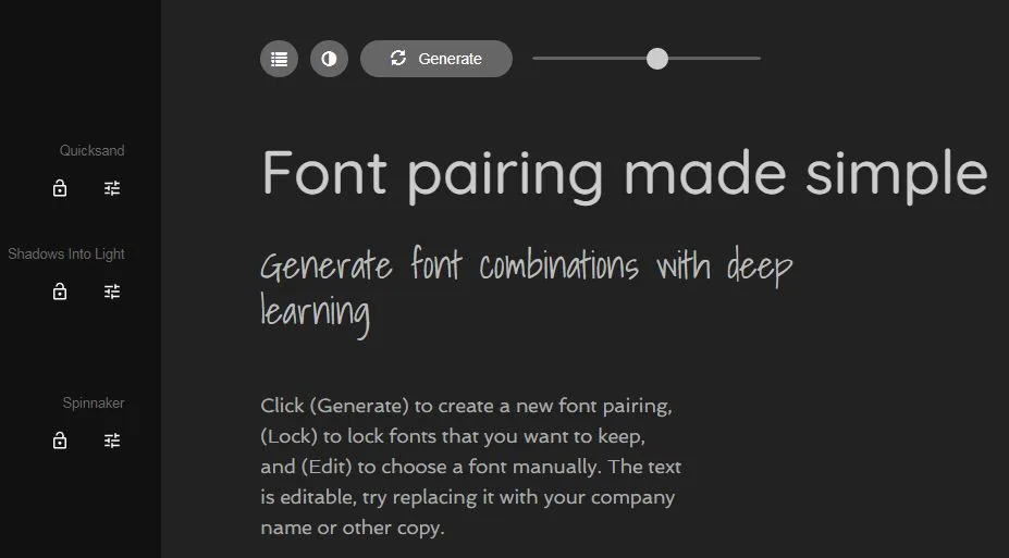 Fontjoy برای طراحی وب سایت با هوش مصنوعی