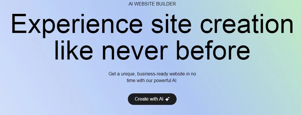 طراحی وب سایت با هوش مصنوعی wix