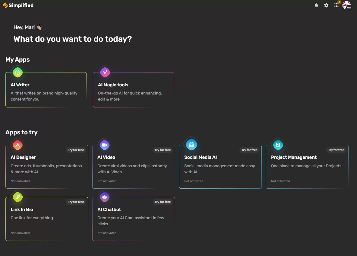 هوش مصنوعی برای تولید محتوا  simplified